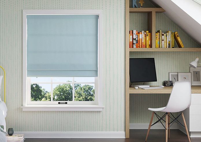 Stamford, Azure - Roman Blind - Image 3